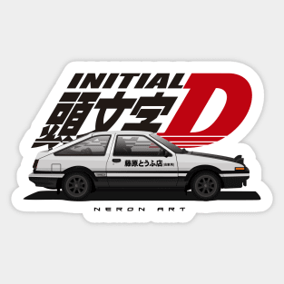 AE86 INITIAL D Sticker